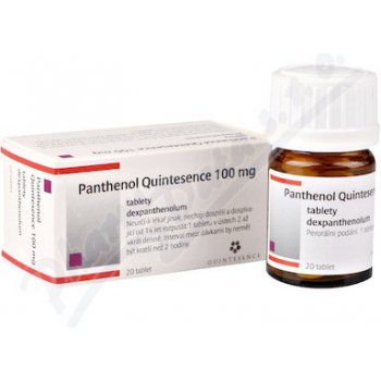 PANTHENOL QUINTESENCE POR 100MG TBL NOB 20