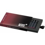 Inkoustová kazeta Montblanc 128201/ 105199 burgundy red Červená – Zboží Dáma