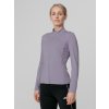 Dámská mikina 4F dámská běžecká mikina se zipem -womens FUNCTIONAL sweatshirt BLDF010-52S-LIGHT VIOLET