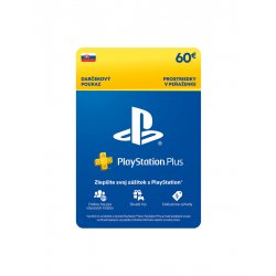 PlayStation Plus Essential dárková karta 60 € (12M členství) SK