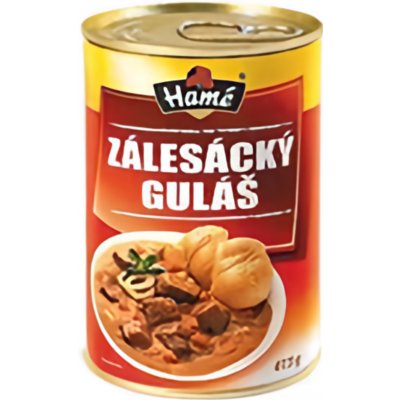 Hamé Zálesácký guláš hotové jídlo 415 g – Sleviste.cz