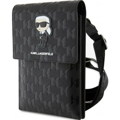 Karl Lagerfeld Saffiano Monogram Wallet Bag Ikonik – Zboží Živě