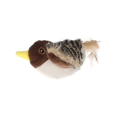 Flamingo plyšový ptáček s catnipem a peřím 10 x 13 x 4,5 cm – Zboží Dáma