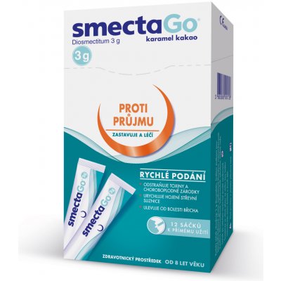 SmectaGo Diosmectitum plv.scc. 12 x 3 g – Zbozi.Blesk.cz