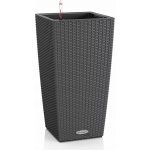 Lechuza Květináč plast šedý 30 x 30 x 56 cm – Zboží Dáma