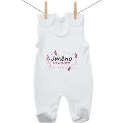 Boodyy Dupačky Se jménem děťátka a datem Dívka – Zboží Dáma