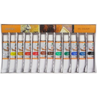 Olejové barvy Maries, sada 12ks, 12ml 170-1915 – Zboží Dáma