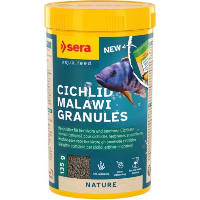 Sera Cichlid Malawi Granules Nature 135 g – Zboží Mobilmania