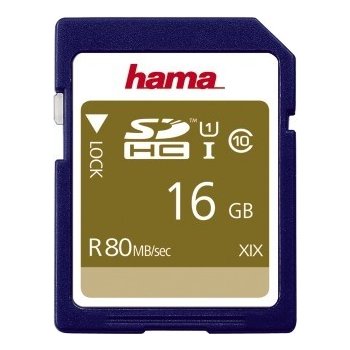 Hama SDHC Class 10 UHS-I 16 GB 124134