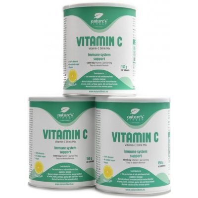 Natures Finest Vitamin C drink 3 x 150 g citron – Hledejceny.cz