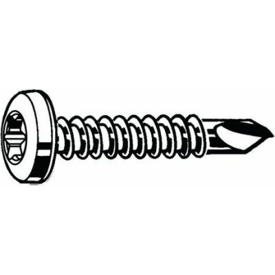 MaxxFast Vypouklá hlava a drážka ttap® MaxxFast ocel+nerezová ocel DIN 7504 M Ocel Pozinkované ST4,2X16MM – Hledejceny.cz