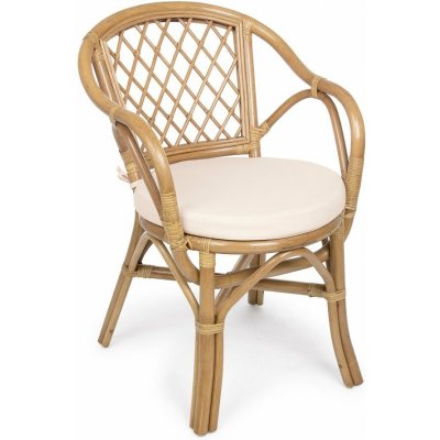 Bizzotto Athina zahradní židle přírodní 54.5 cm, 80 cm, 60 cm – Hledejceny.cz
