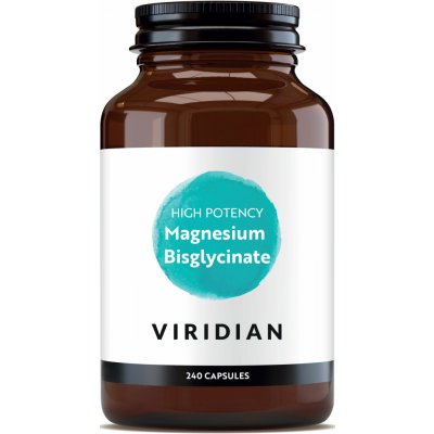 Viridian nutrition Magnesium Bisglycinate High Potency 240 kapslí – Hledejceny.cz