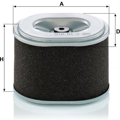 MANN-FILTER Vzduchový filtr MANN C10015 – Hledejceny.cz