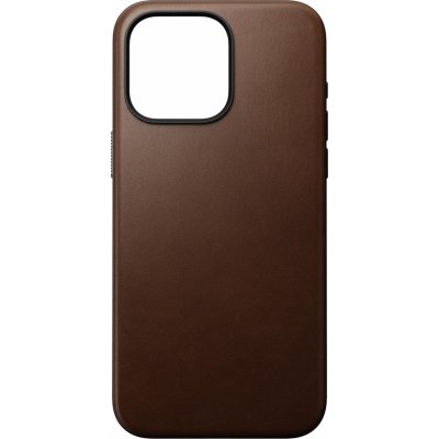 Nomad Modern Leather Case iPhone 15 Pro Max hnědé – Zboží Mobilmania
