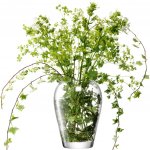 LSA International Flower Garden skleněná váza v.25cm čirá, LSA, Handmade – Hledejceny.cz