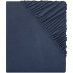 Livarno Home Žerzejové napínací prostěradlo 90-100x200 modrá – Zboží Dáma