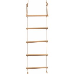 Montessori Furniture Provazový žebřík 5 příček -140 cm INDOOR