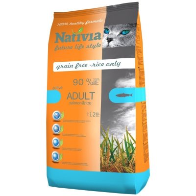 Nativia Adult Salmon&Rice active 1,5 kg – Hledejceny.cz