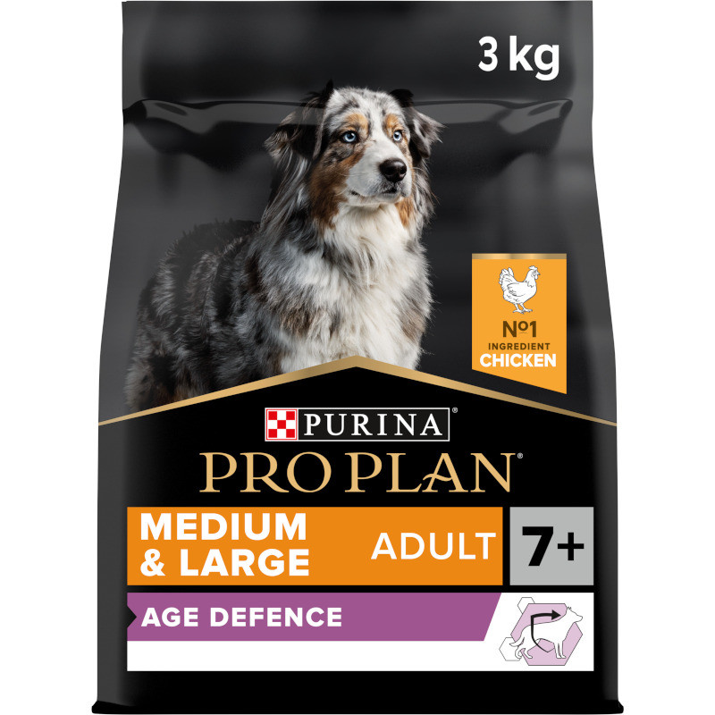 Purina Pro Plan Medium & Large Adult 7+ Age Defence kuře 3 kg