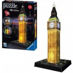 Ravensburger 3D puzzle Svítící Big Ben 216 ks – Zboží Dáma
