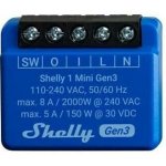 Shelly 1 Mini Gen3 spínací modul 1x 8A (WiFi, Bluetooth) SHELLY-1-Mini-Gen3 – Sleviste.cz