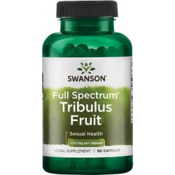 Swanson Tribulus Fruit 500 mg 90 kapslí