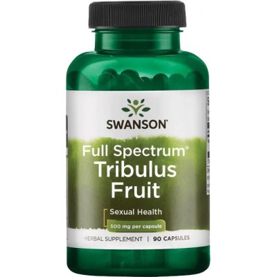 Swanson Tribulus Fruit 500 mg 90 kapslí