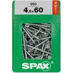 Spax Uni vrut zápust.hlava T-Star+ T20 4CUT část.závit Wirox 45 x 60 mm 250 ks – Hledejceny.cz