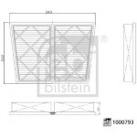 Vzduchový filtr FEBI BILSTEIN 1000793 – Hledejceny.cz