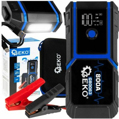 Startovací powerbanka / jump startér 10000 mAh, 800 A, 12 V GEKO | Zboží Auto