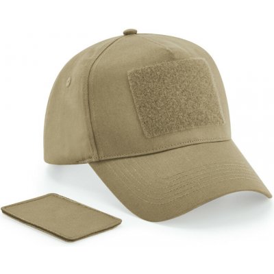 Beechfield Čepice B 638 s nášivkou 5 panelová desert sand Písková – Hledejceny.cz