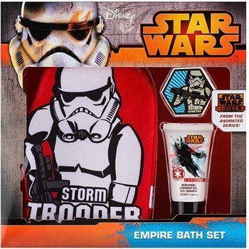 EP Line Star Wars sprchový gel 30 ml + mycí rukavice + šumivá kapsle do koupele dárková sada