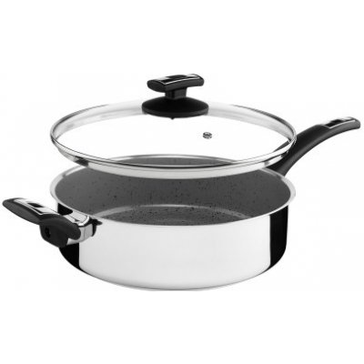 KOLIMAX Pánev CERAMMAX PRO STANDARD s rukojetí s poklicí 26 cm 3.9 l šedý GRANIT – Zboží Mobilmania