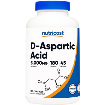 Nutricost D-Aspartic Acid Capsules 180 kapslí – Sleviste.cz