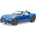 Bruder 3481 Roadster s řidičem modrý – Hledejceny.cz