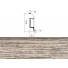 Podlahová lišta Fatra THX soklový profil L0012 2,5 m