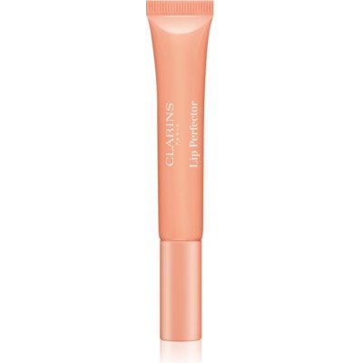 Clarins Lip Perfector Shimmer lesk na rty s hydratačním účinkem 02 Apricot Shimmer 12 ml