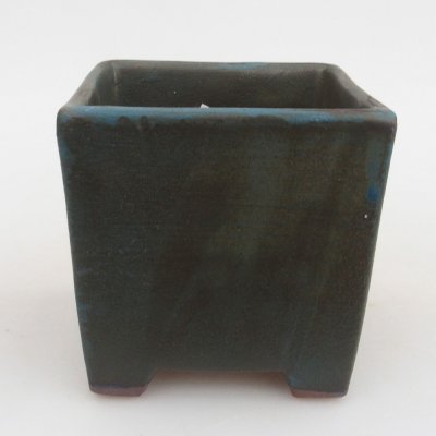 E-bonsai keramická bonsai miska 8,5 x 8,5 x 8,5 cm modrá – Zbozi.Blesk.cz