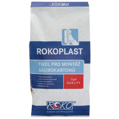 ROKO Spárovací tmel na sádrokarton ROKOPLAST 5 kg