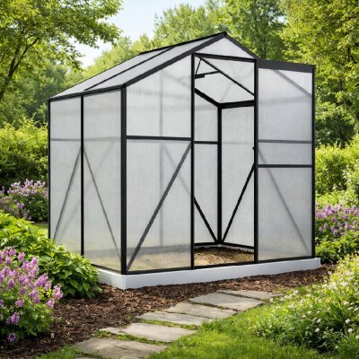 BestBerg BBGH-406B 2,5 m² 130 x 190 x 194 cm černá – Zboží Mobilmania