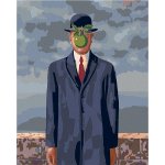 zuty Malování podle čísel Syn člověka René Magritte 80 x 100 cm vypnuté plátno na rám – Hledejceny.cz