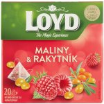 Loyd Bylinno ovocný čaj aromatizovaný maliny & rakytník 20 x 2 g – Zboží Mobilmania