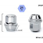 Kolová matice M14x1,5 Ford, kužel, klíč 21, DF03P, uzavřená, výška 35 mm – Zboží Mobilmania