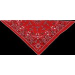 Zan Headgear Bandana Cotton Paisly B003 B003 červená – Zboží Dáma