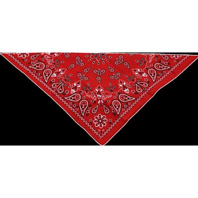 Zan Headgear Bandana Cotton Paisly B003 B003 červená – Zboží Dáma