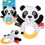 Canpol Babies Plyšové senzorické chrastítko s kousátkem Panda – Zboží Dáma Canpol Babies Plyšové senzorické chrastítko s kousátkem Panda – Zboží Dáma