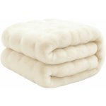 Ruhhy 26493 Plyšová deka bílá – Zboží Mobilmania