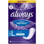 Always Daily Protect Long slipové vložky bez parfemace 48 ks – Zboží Dáma