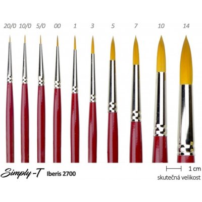 Štětec Iberis - kulatý, 3 – Sleviste.cz